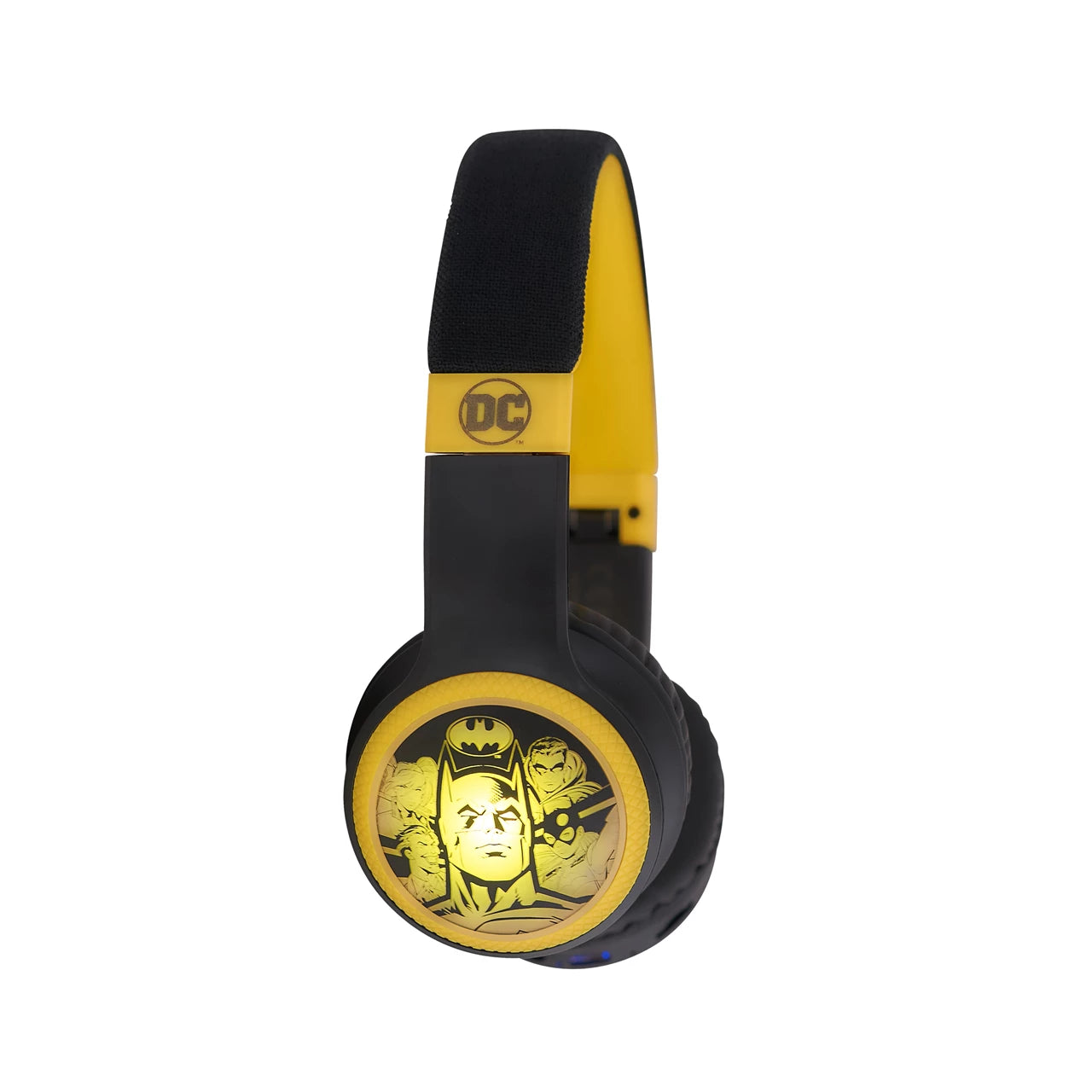 Lazerbuilt Batman Logo Light-Up Bluetooth Headphones – Ασύρματα Παιδικά Ακουστικά με Μικρόφωνο