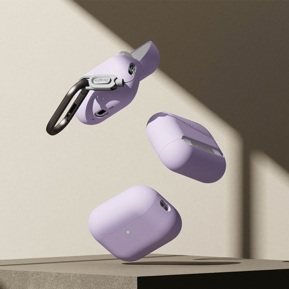 Ringke - Silicone - Apple AirPods Pro 3 - Light Purple