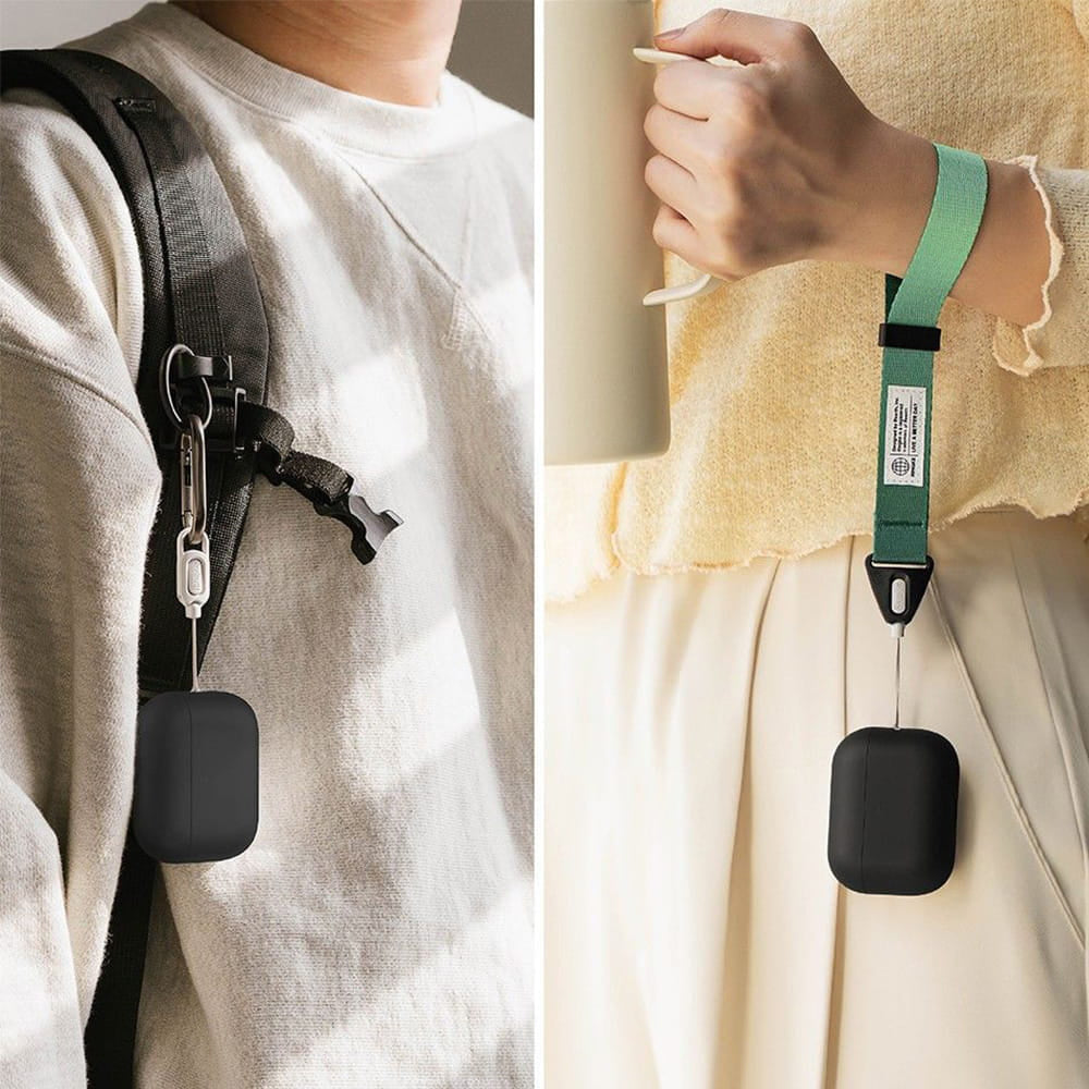 Ringke - Silicone - Apple AirPods Pro 3 - Black