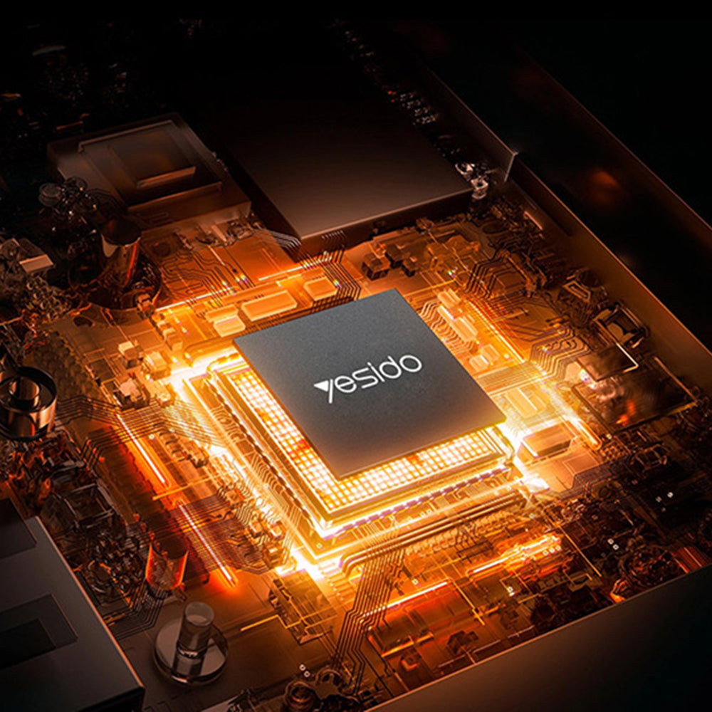 Yesido - Docking Station (HB21) - USB, Type-C to 3x USB, USB-C, RJ45 1000M, PD100W, Fast Charge, Plug & Play, 5Gbps - Gray