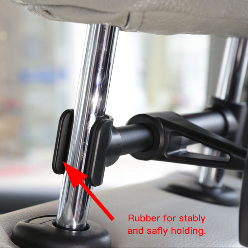 Yesido - Car Holder (C29) - for Rear Seat, Silicone Clip, 360, 4-10inch Devices - Black