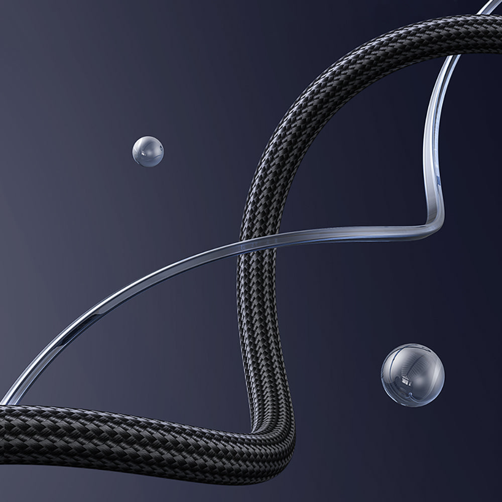 Yesido - Data Cable (CA183) - Type-C to Type-C, Fast Charging, 60W, 3A, 480Mbps, Aluminum Alloy, 2m - Black