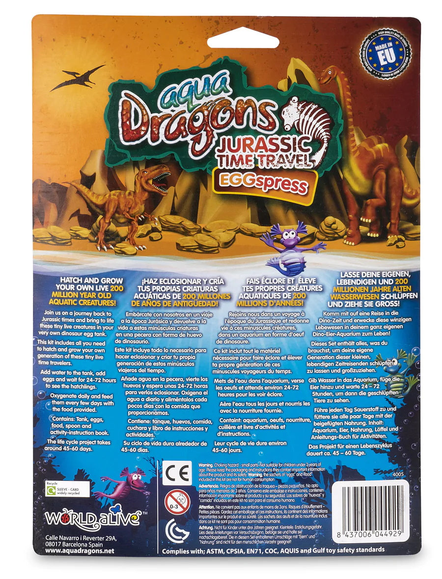 Aqua Dragons Jurassic Time Travel EGGspress "Προϊστορικός Κόσμος" Ενυδρείο σε σχήμα αυγού δεινοσαύρου (4005) κατάλληλο για παιδιά 6 ετών και άνω
