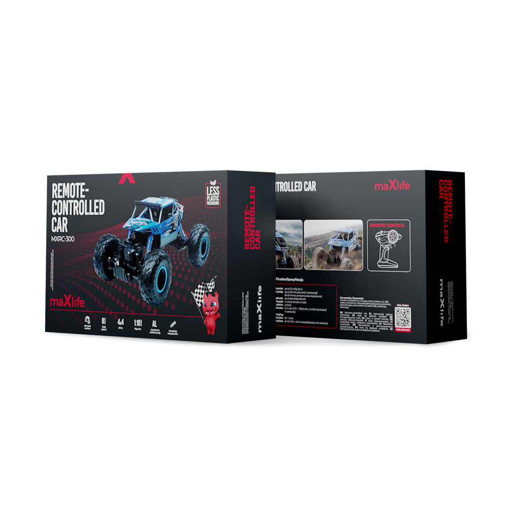 Maxlife Remote-Controlled Car MXRC-300 - Τηλεκατευθυνόμενο Αυτοκίνητο 4Χ4