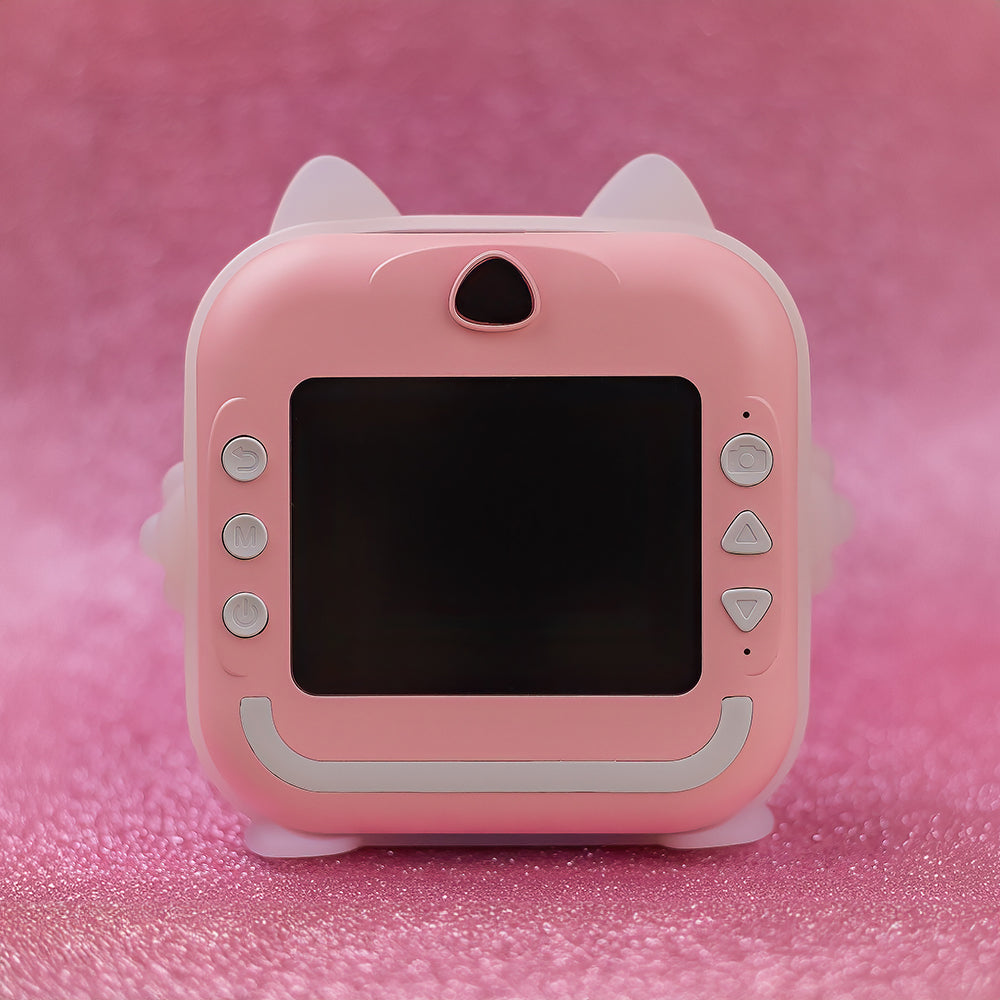 Maxlife printing camera MXPC-100 pink - Παιδική ψηφιακή φωτογραφική μηχανή στιγμιαιας εκτύπωσης σε ροζ χρώμα