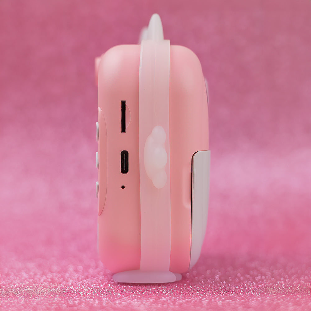 Maxlife printing camera MXPC-100 pink - Παιδική ψηφιακή φωτογραφική μηχανή στιγμιαιας εκτύπωσης σε ροζ χρώμα