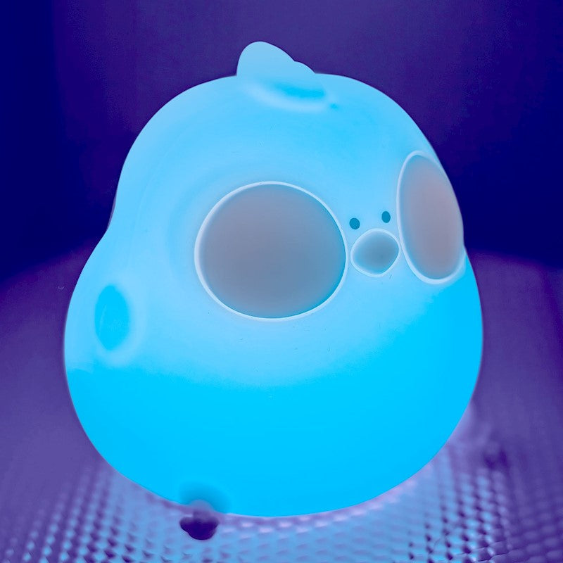 Forever Light LED Night Lamp Hungry Chicken FNL-10 Φωτιστικό νυκτός από μαλακή σιλικόνη με ενσωματωμένο χρονοδιακόπτη