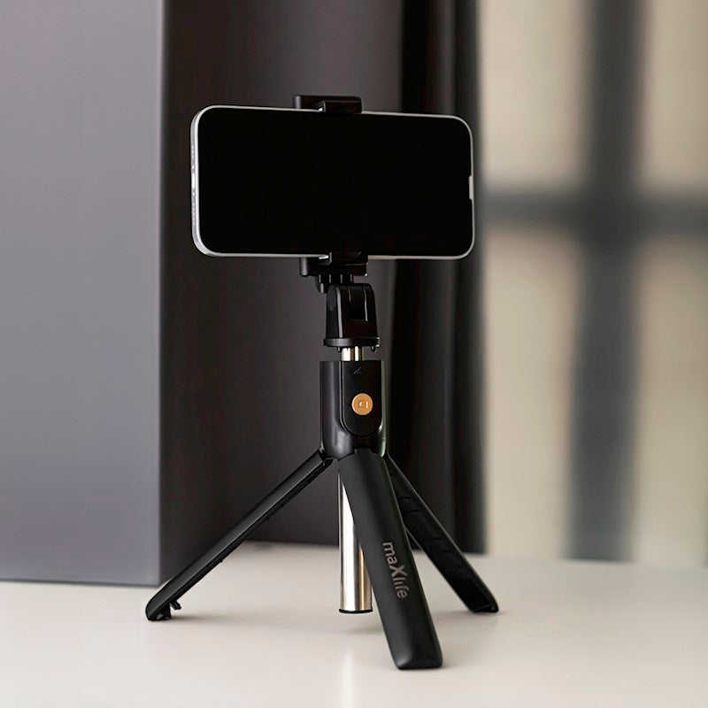 Maxlife Bluetooth selfie stick tripod MXST-100 black