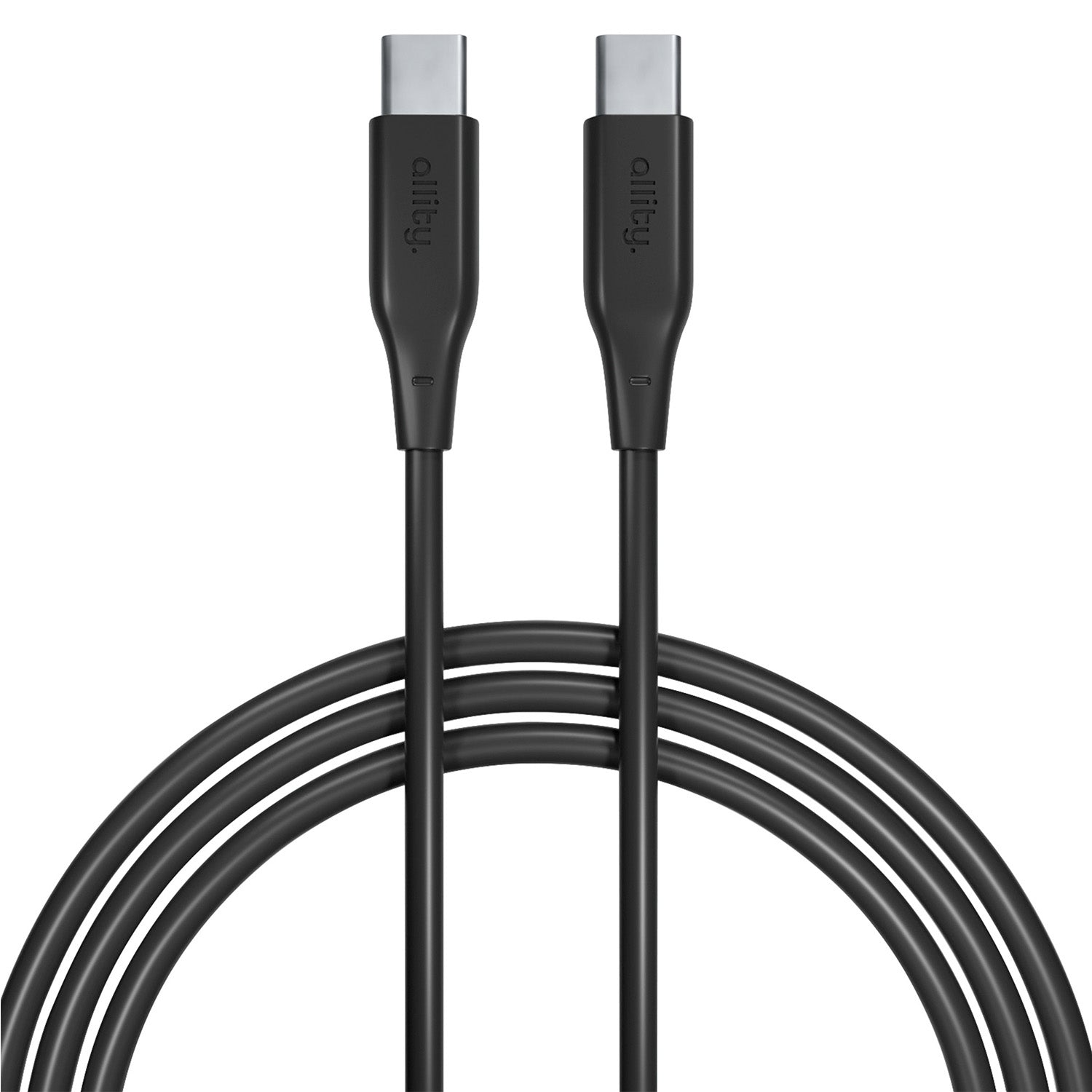 Καλώδιο Allity AUC-02 USB-c - USB-c 1,0 m 60W μαύρο