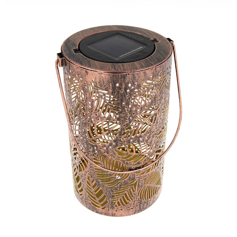 Forever Light Solar LED lamp Moroccan leaves SUNARI FLS-210 - Φωτιστικό LED Εξωτερικού Χώρου σε καφέ χρώμα