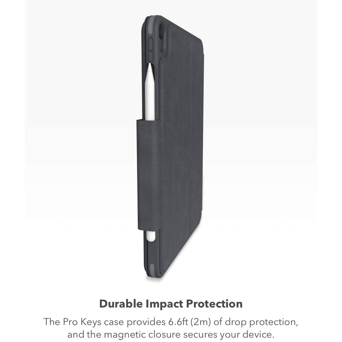ZAGG Pro Keys Θήκη με πληκτρολόγιο για Apple iPad 10,9" (4ης & 5ης Γενιάς) σε charcoal χρώμα (UK) - 103407271
