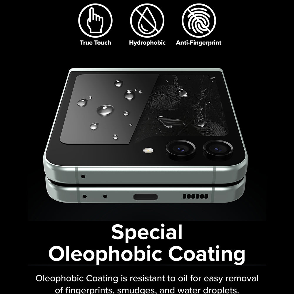 Ringke - Cover Display Tempered Glass (2 pack) - Galaxy Z Flip5 - Clear