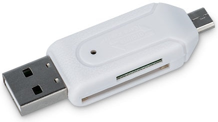 Forever - USB OTG Card Reader - White