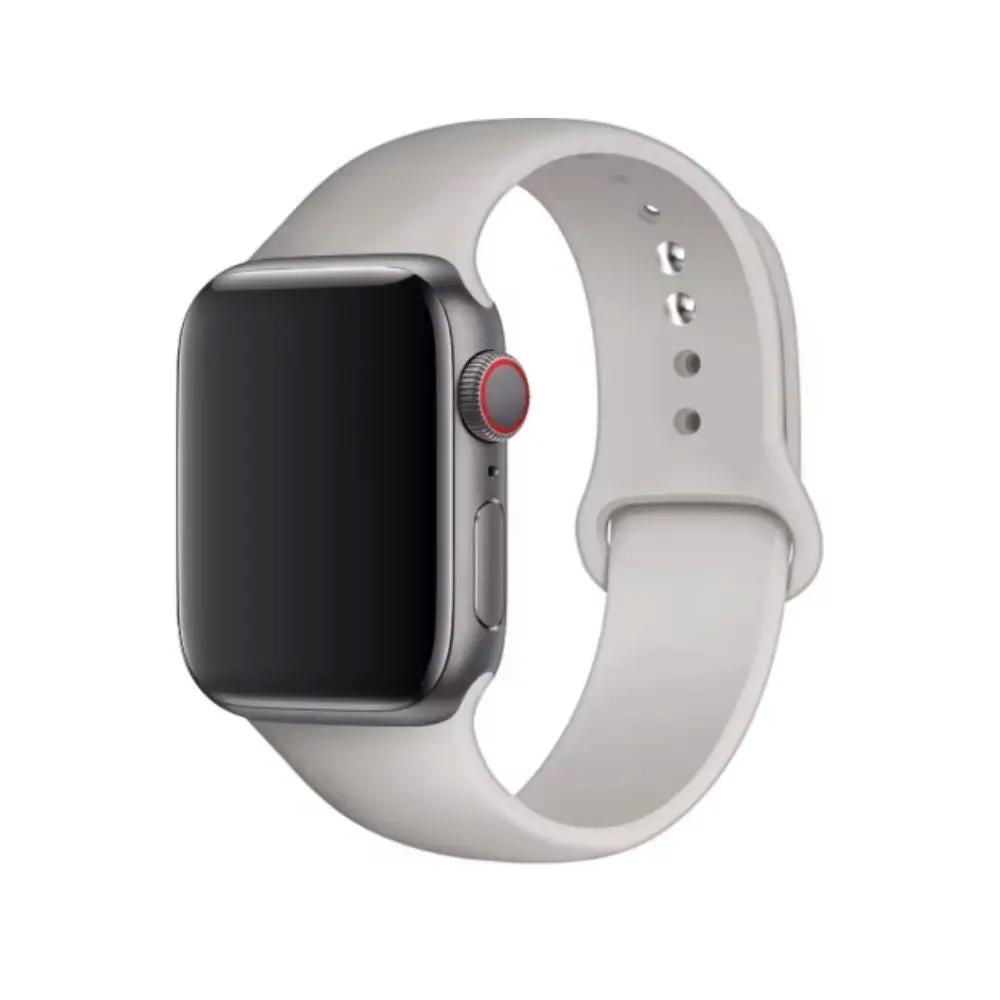Λουράκι Σιλικόνης (apple Watch 42/44/45/49mm) για Γκρι – PhoneBazaar