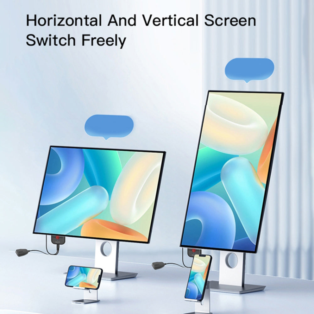 Yesido - Wireless Screen Display Receiver TV10 2.4G - High-Definition, HDMI - Black