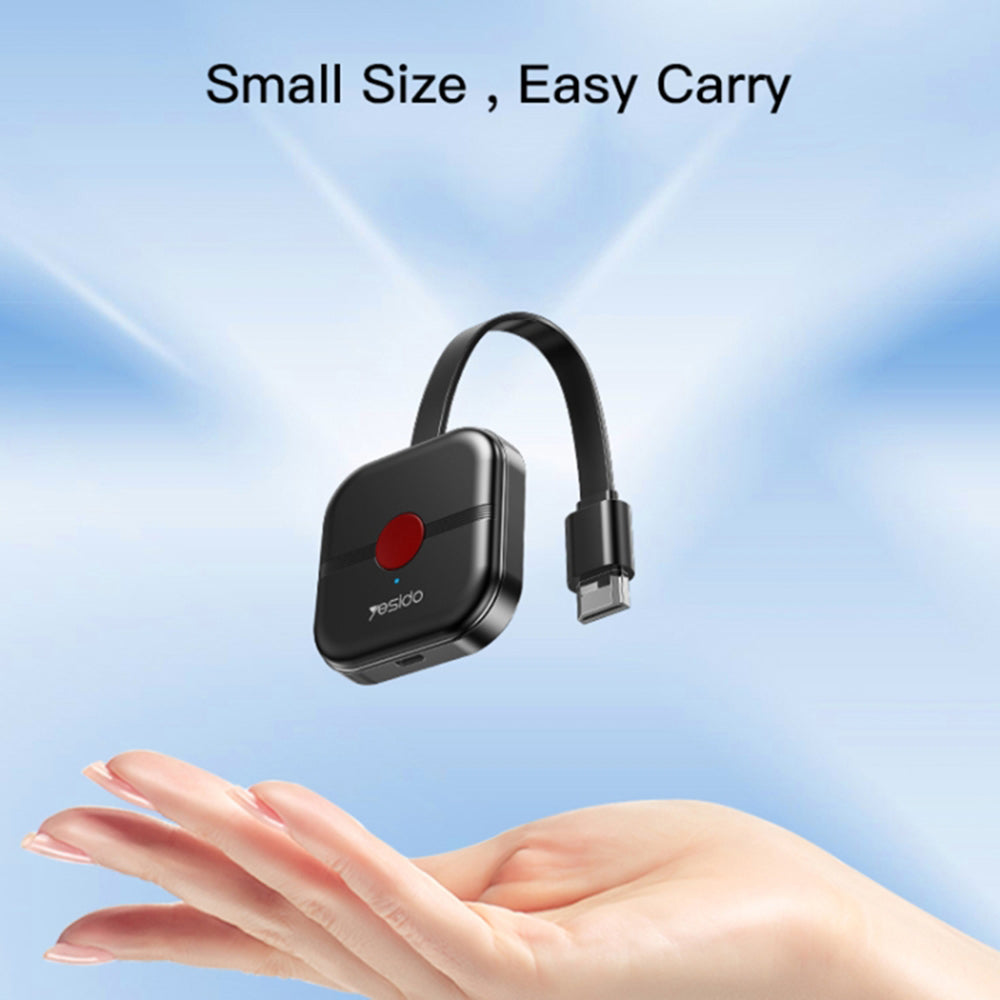 Yesido - Wireless Screen Display Receiver TV10 2.4G - High-Definition, HDMI - Black