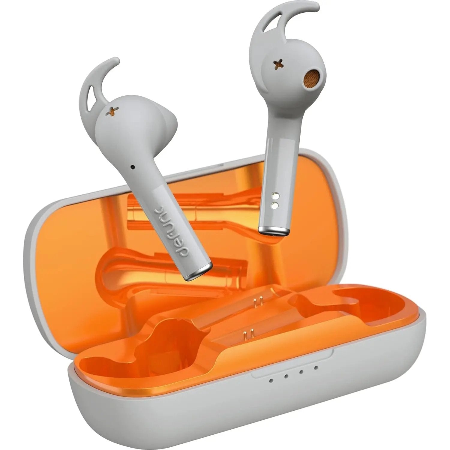 Defunc TRUE SPORT Bluetooth 5.2 Ασύρματα Αθλητικά True Wireless Ακουστικά με θήκη (ασημί) – PhoneBazaar