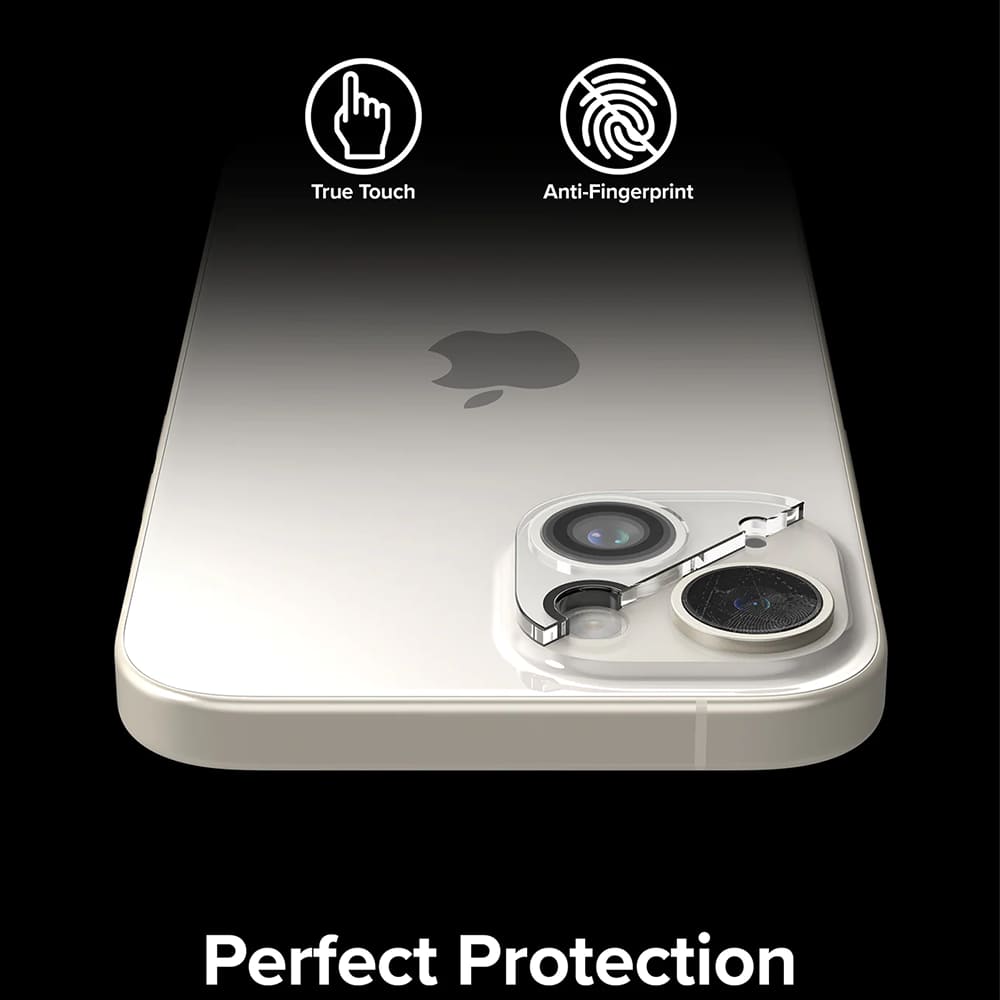 Ringke - Camera Protector Glass (2 pack) - iPhone 15 / iPhone 15 Plus - Clear