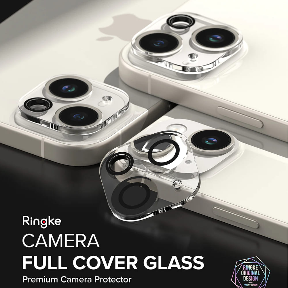 Ringke - Camera Protector Glass (2 pack) - iPhone 15 / iPhone 15 Plus - Clear