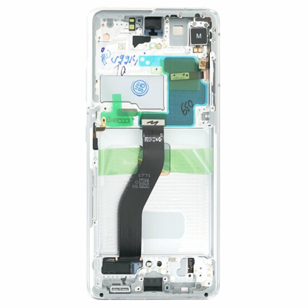 - Original Display + Frame (16307) - Galaxy S21 Ultra 5G (SM-G998B), No Camera, GH82-26035B - Phantom Silver