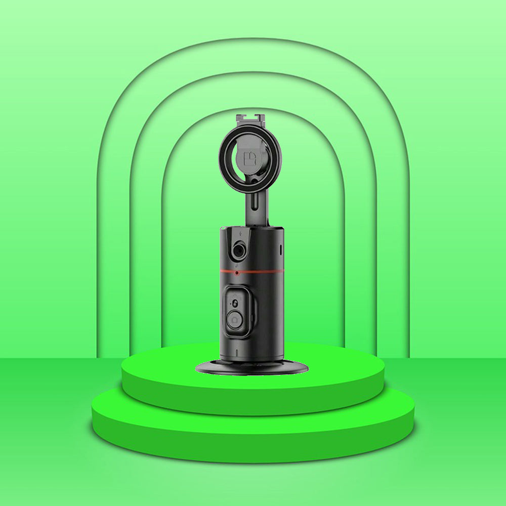 Yesido - Gimbal (SF20) - Stable, Magnetic Auto Face Tracking 360°, 1200mAh, AI Chip, Camera - Black