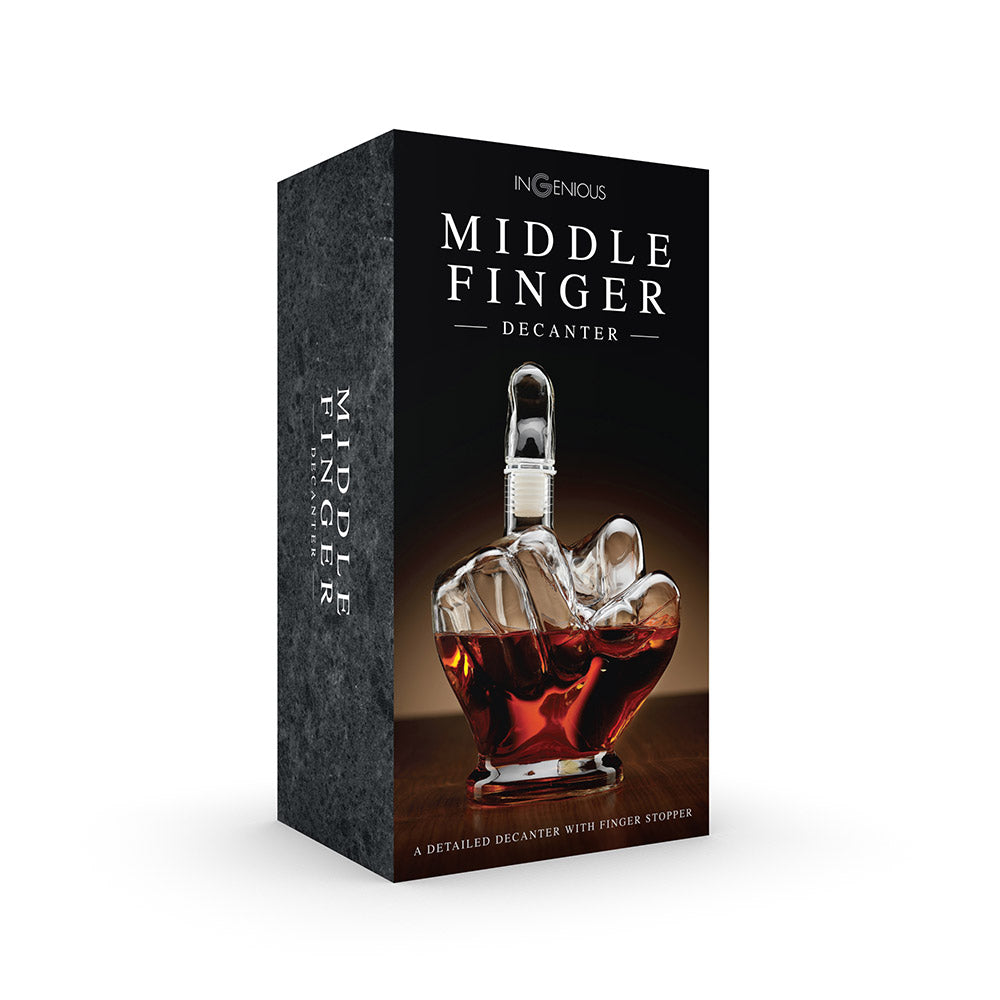 The Source Middle Finger Decanter - Άσεμνη Κανάτα με υψωμένο το Μεσαίο Δάχτυλο