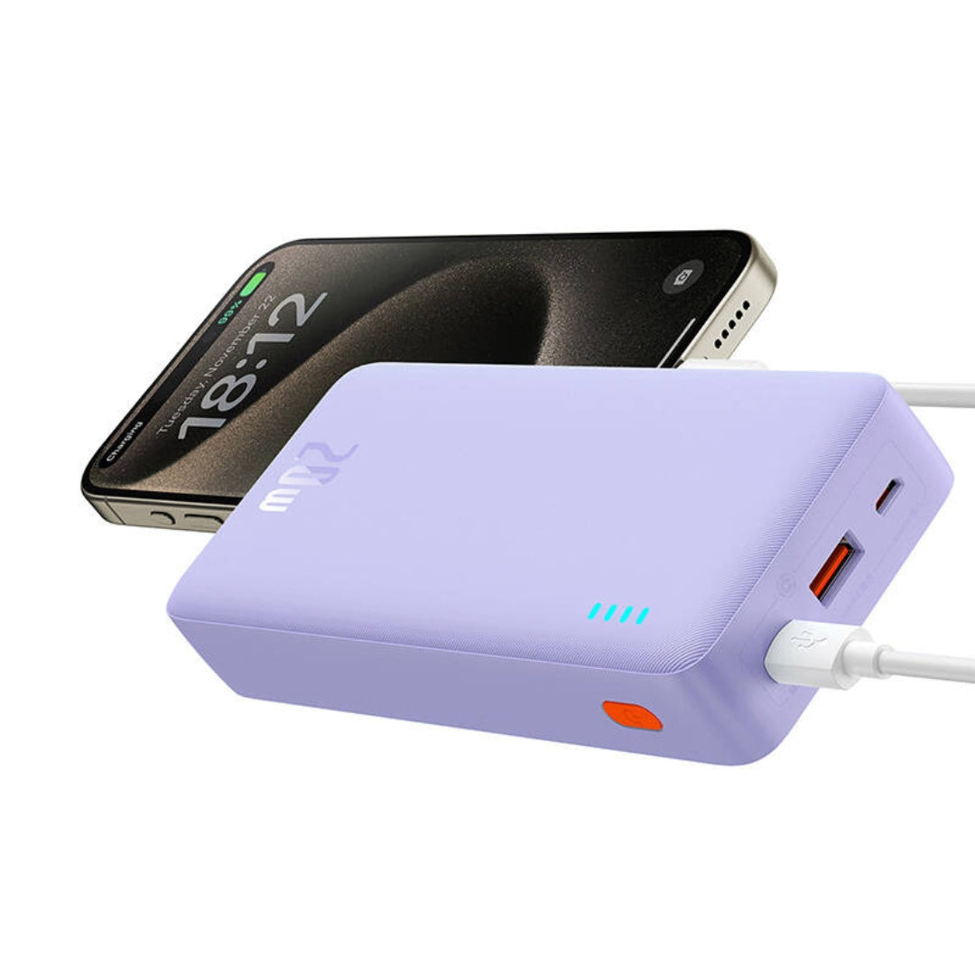 Baseus Airpow 20000mAh 20W powerbank (μωβ) Baseus
