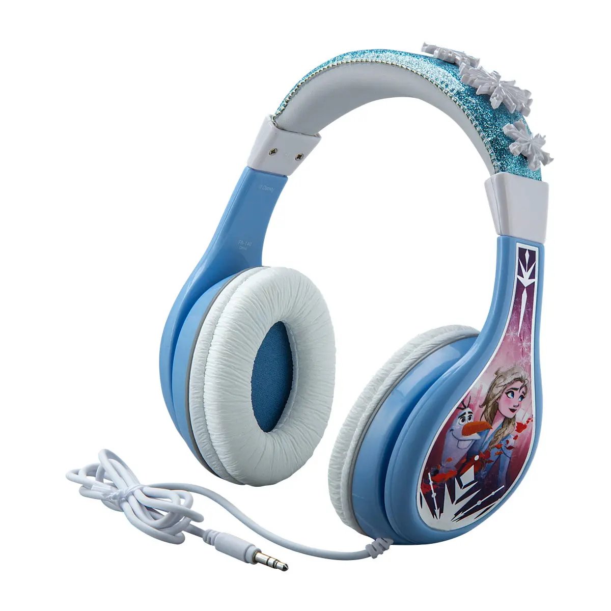 eKids Frozen 2 Ενσύρματα Ακουστικά με ασφαλή μέγιστη ένταση ήχου για παιδιά και εφήβους (FR-140v2) (Γαλάζιο/Λευκό) – PhoneBazaar