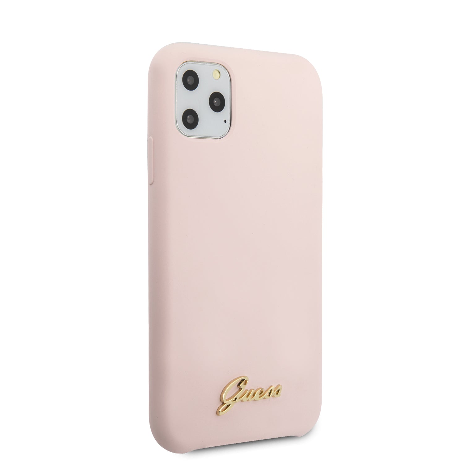 Guess “Vintage Script Gold Logo Collection” Σκληρή Θήκη προστασίας από σιλικόνη – Apple iPhone 11 Pro (Light Pink – GUHCN58LSLMGLP)