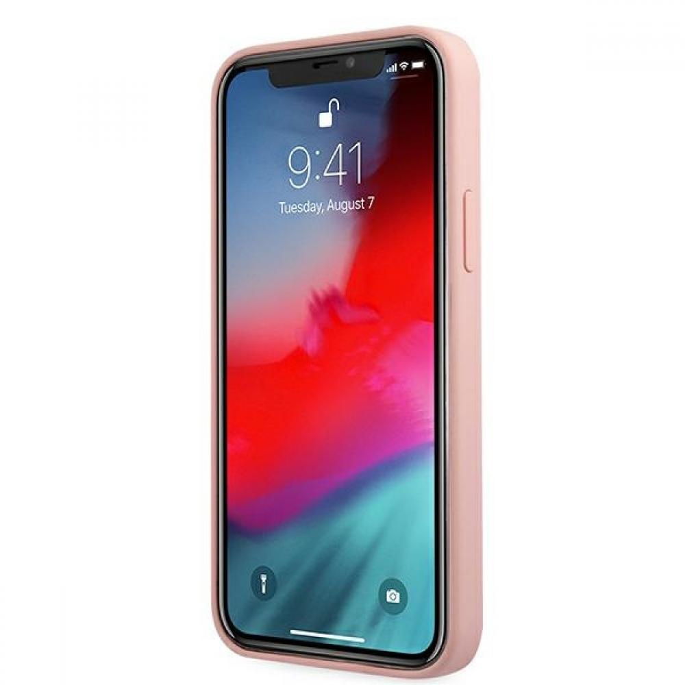 Guess "Vintage Script Logo Collection" Σκληρή Θήκη προστασίας από σιλικόνη – iPhone 12 Pro Max (Πράσινο/Ροζ)
