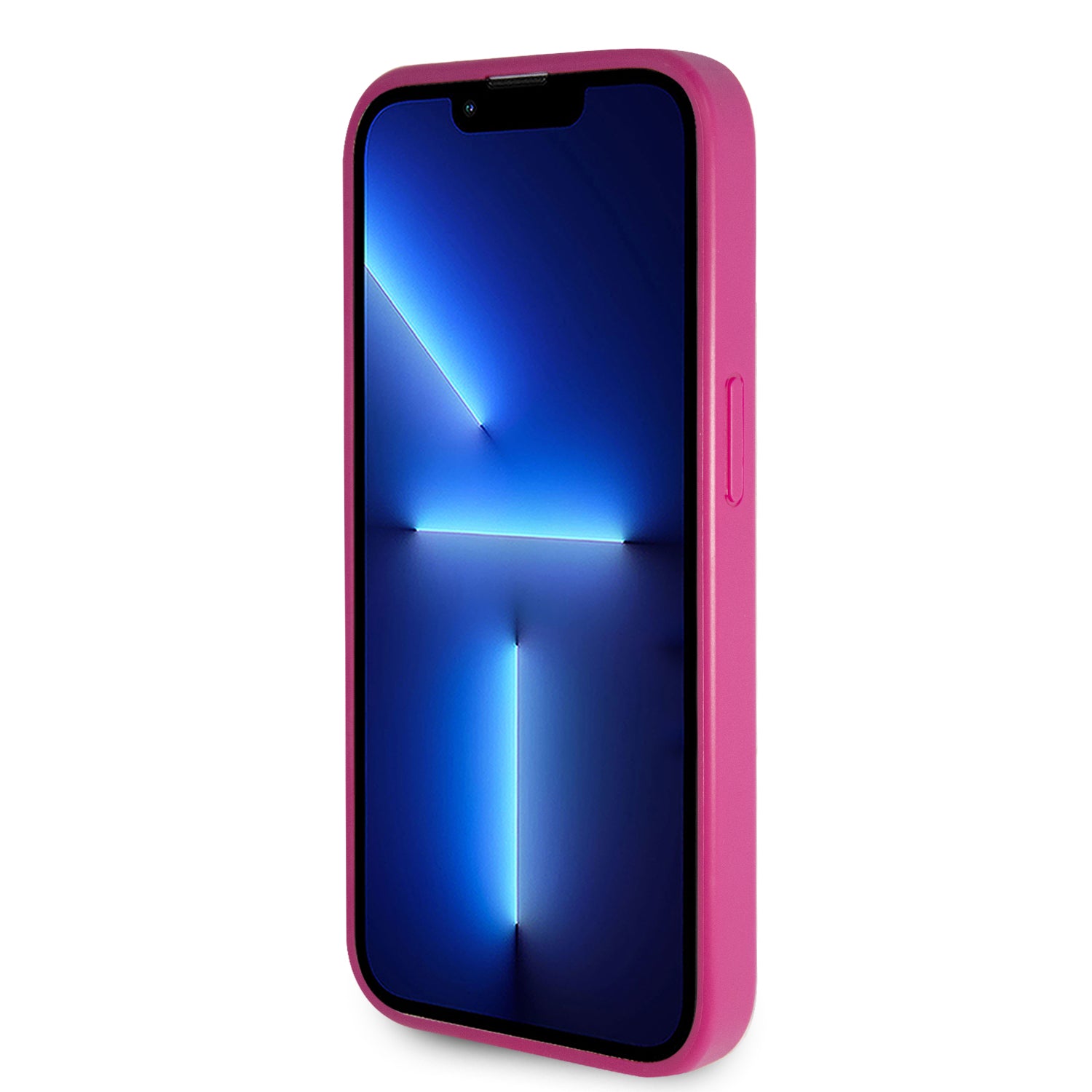 Guess Fixed Glitter 4G Logo Case Θήκη προστασίας από σιλικόνη – iPhone 15 Pro Max (Purple – GUHCP15XHG4SGU)