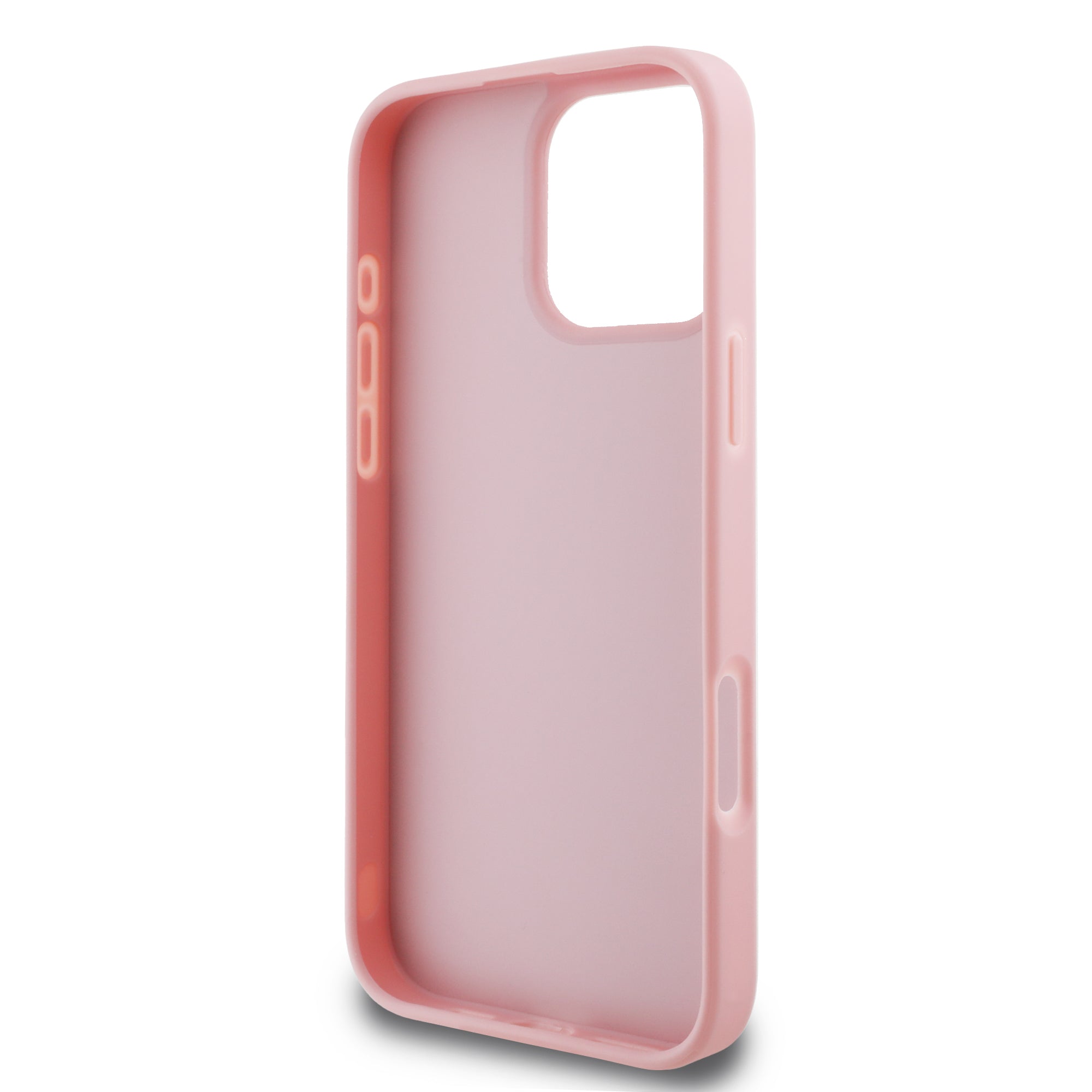 Guess Fixed Glitter Big 4G Logo Case Θήκη προστασίας από σιλικόνη – iPhone 16 Pro (Ροζ – GUHCP16LHG4SGP)