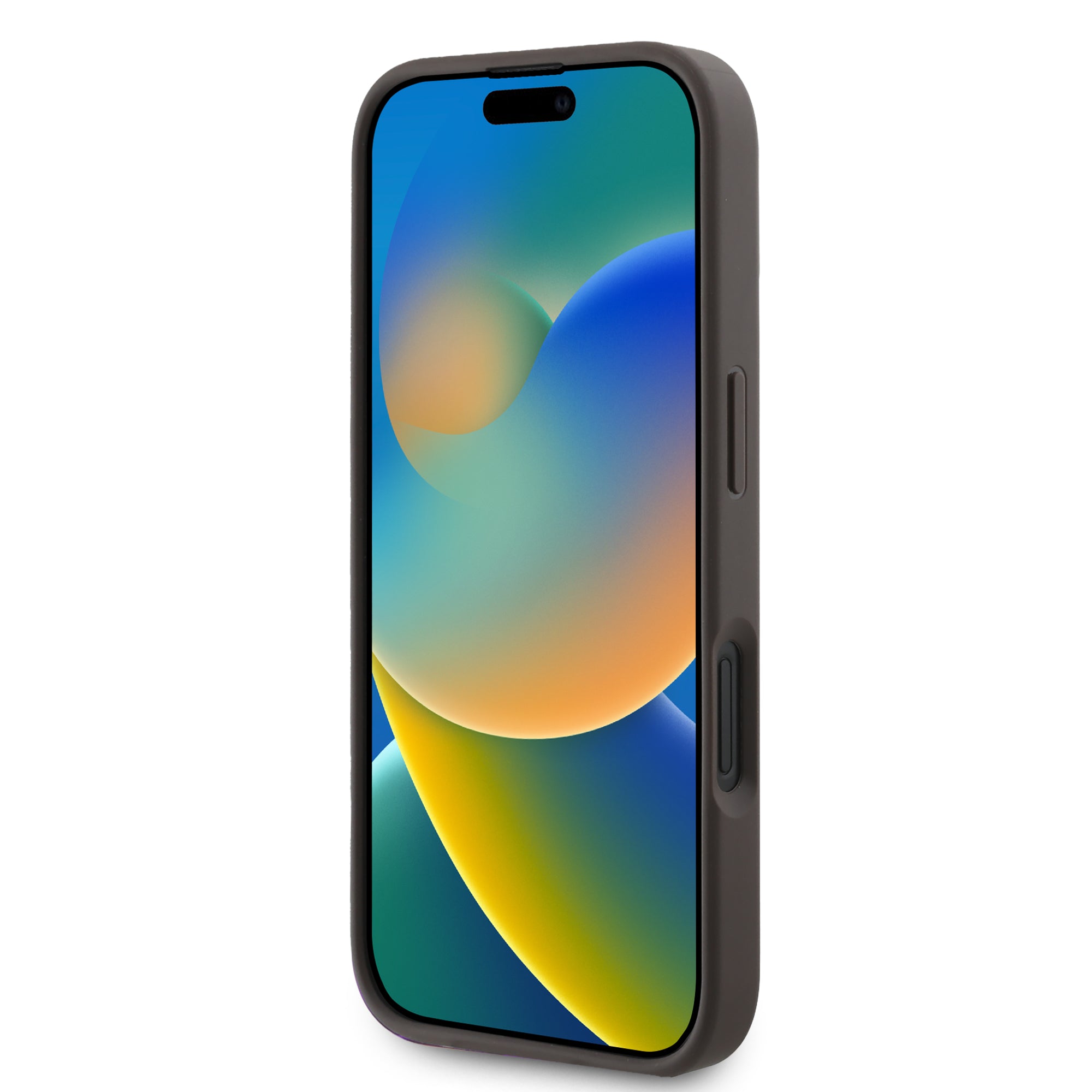 Guess “4G Logo Collection” Hard Case PU Case Θήκη προστασίας από δερματίνη – iPhone 16 (Καφε – GUHCP16S4GMGBR)