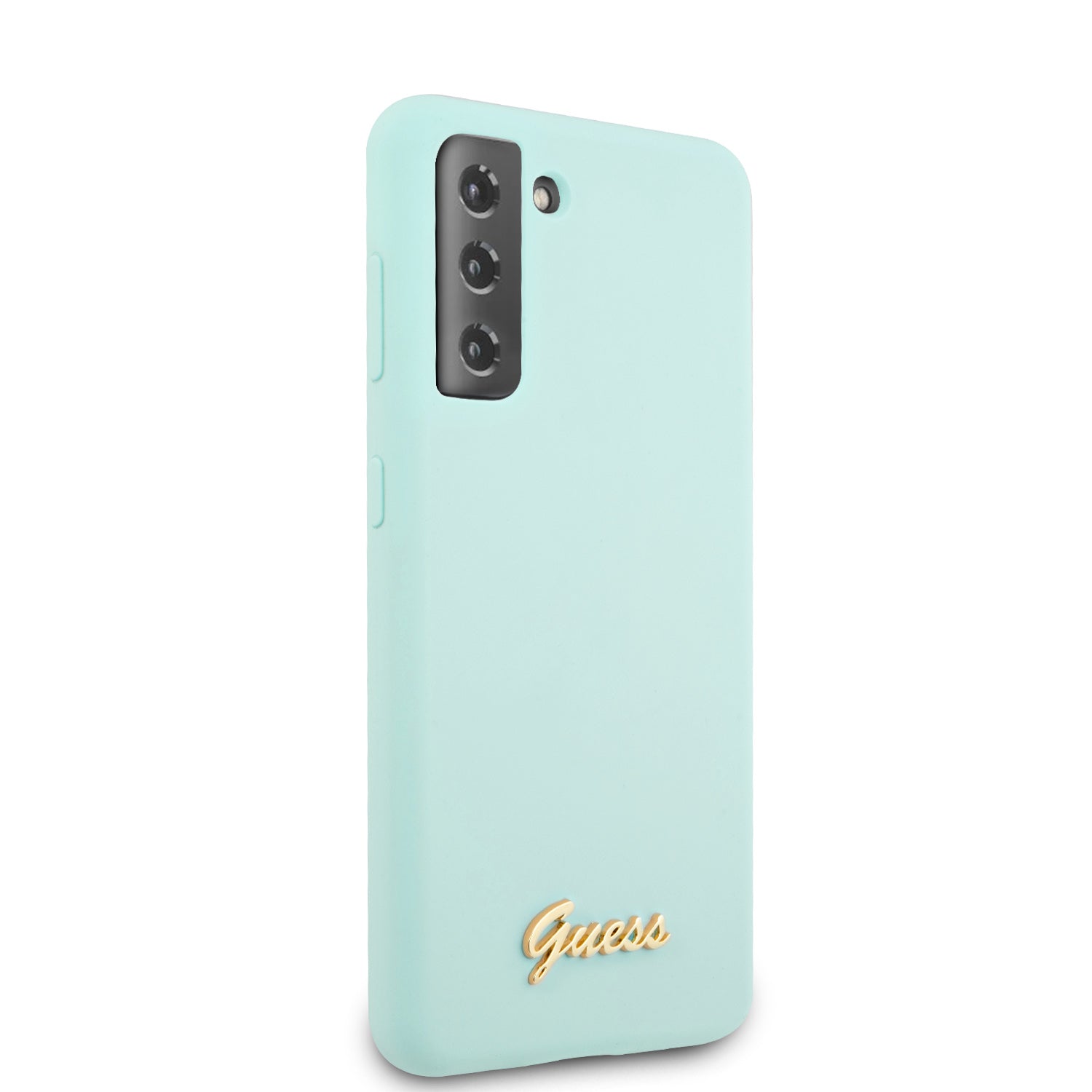 Guess "Vintage Script Logo Collection" Σκληρή Θήκη προστασίας από σιλικόνη – Samsung Galaxy S21 Plus (Μέντα)