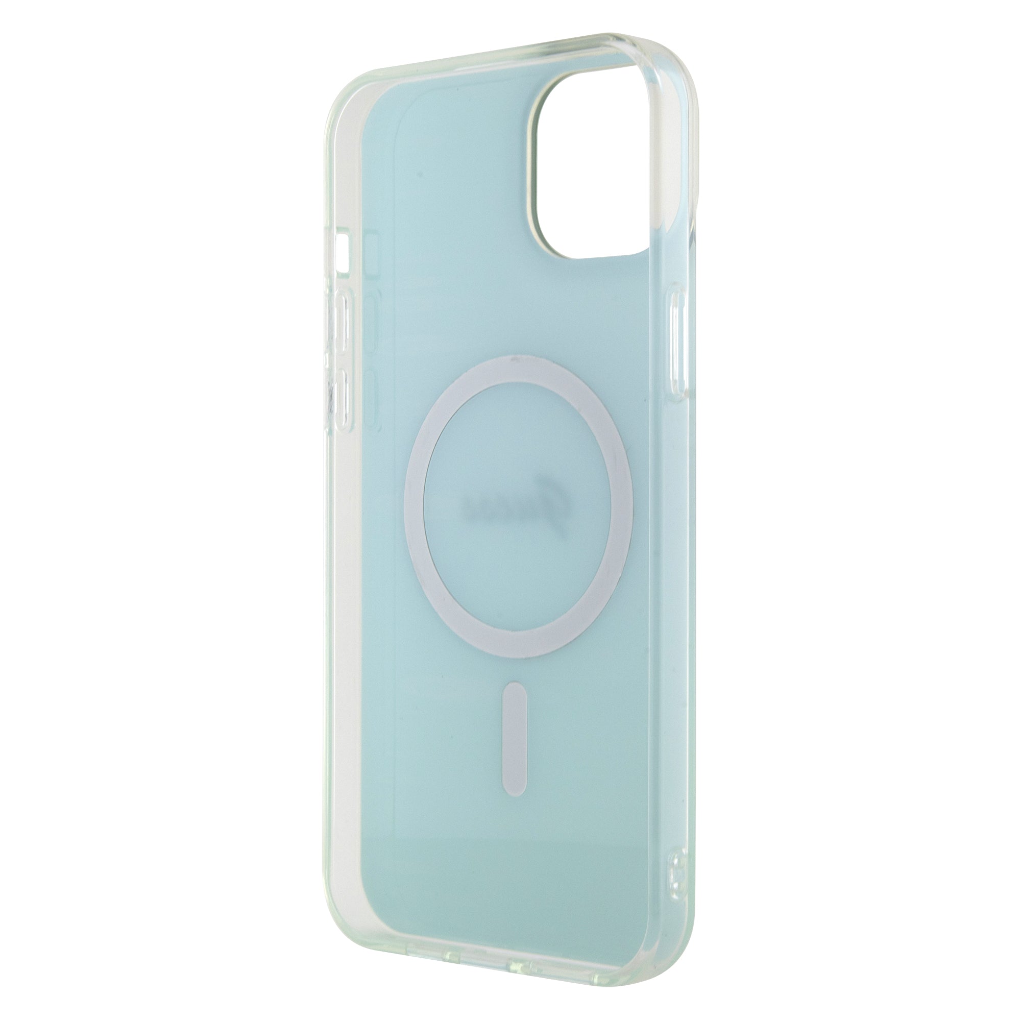 Guess Iridescent Magsafe Case Πολύχρωμη θήκη προστασίας από σκληρό πλαστικό – iPhone 15 Plus (Rainbow Purple – GUHMP15MHITSQ)