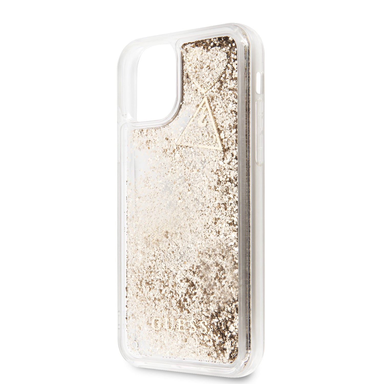 Guess “4G Logo Collection” Θηκη Προστασιας – iPhone 11 Pro (Clear/Glitter Gold)