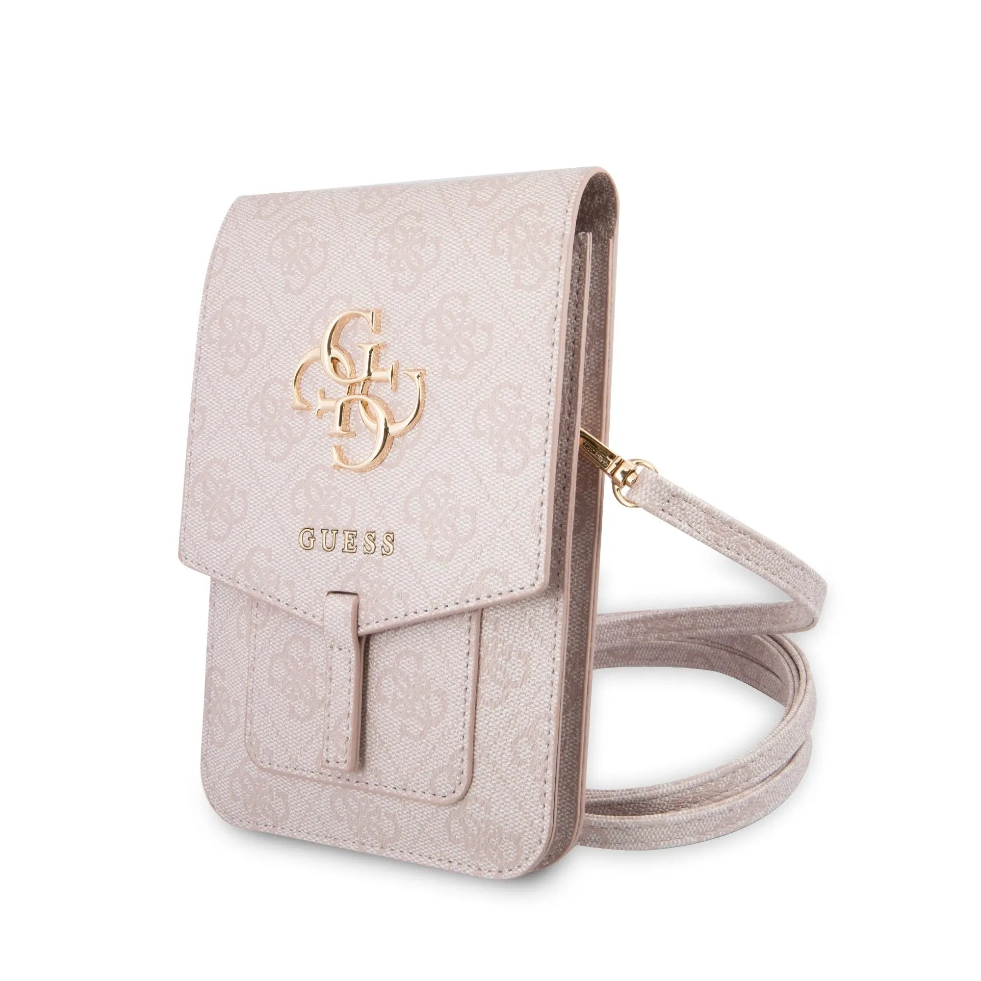 Guess 4g Big Logo Bag Τσαντακι Clutch Καταλληλο Για Smartphone (pink για Guwbg4gfpi) – PhoneBazaar
