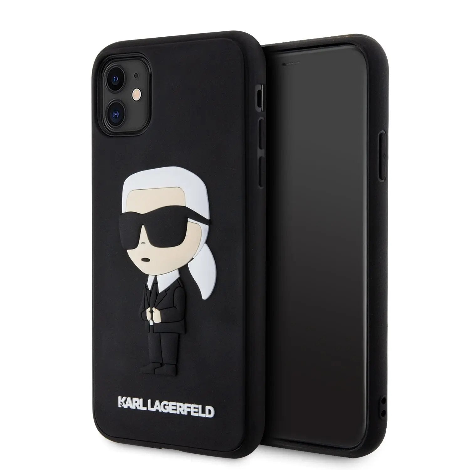 Karl Lagerfeld 3d Rubber Case Karl’s Head Θήκη Προστασίας Απο Σιλικόνη – Iphone 11 (μαυρο – Klhcn613drkink) – PhoneBazaar