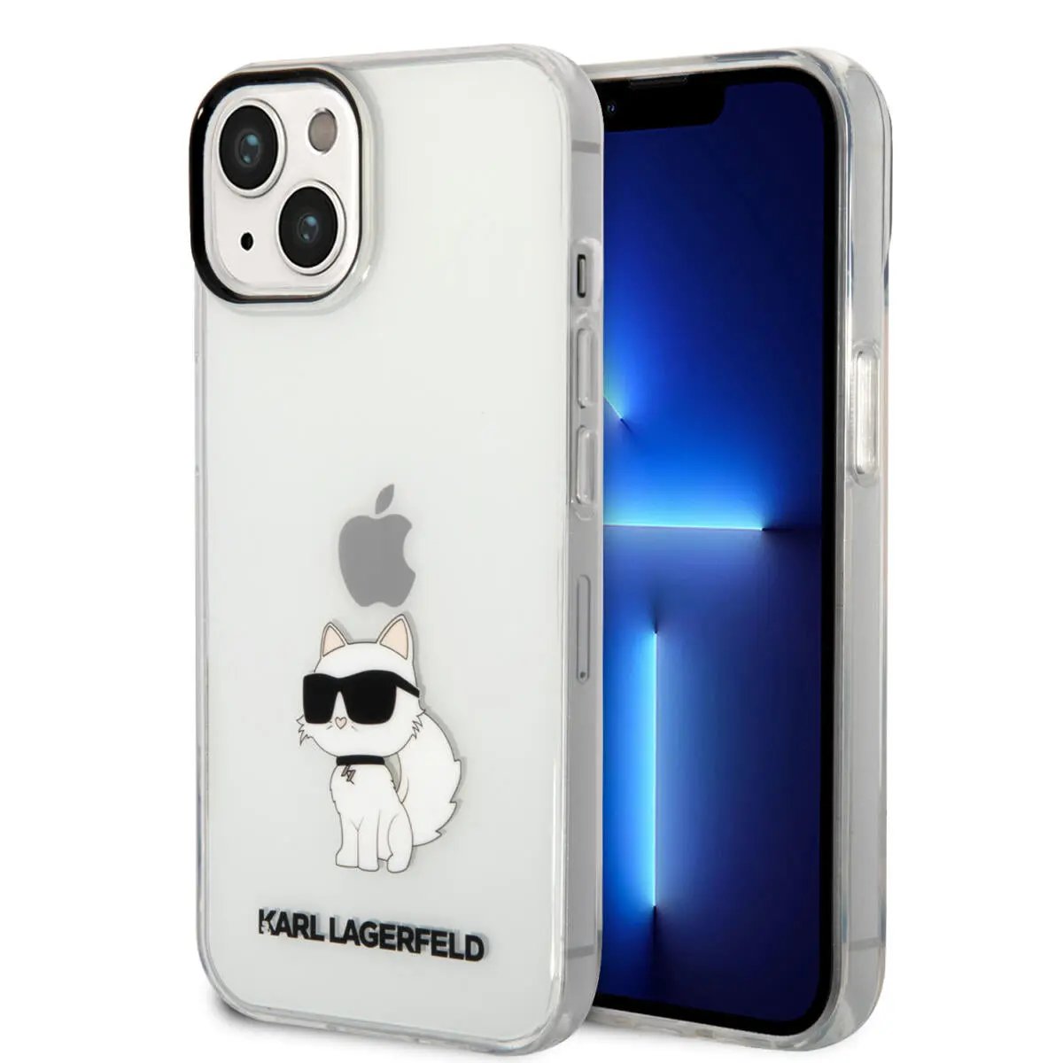Karl Lagerfeld Ikonik Back Cover Case Choupette Διάφανη θήκη προστασίας από TPU / PC – iPhone 14 Plus (Clear) – PhoneBazaar