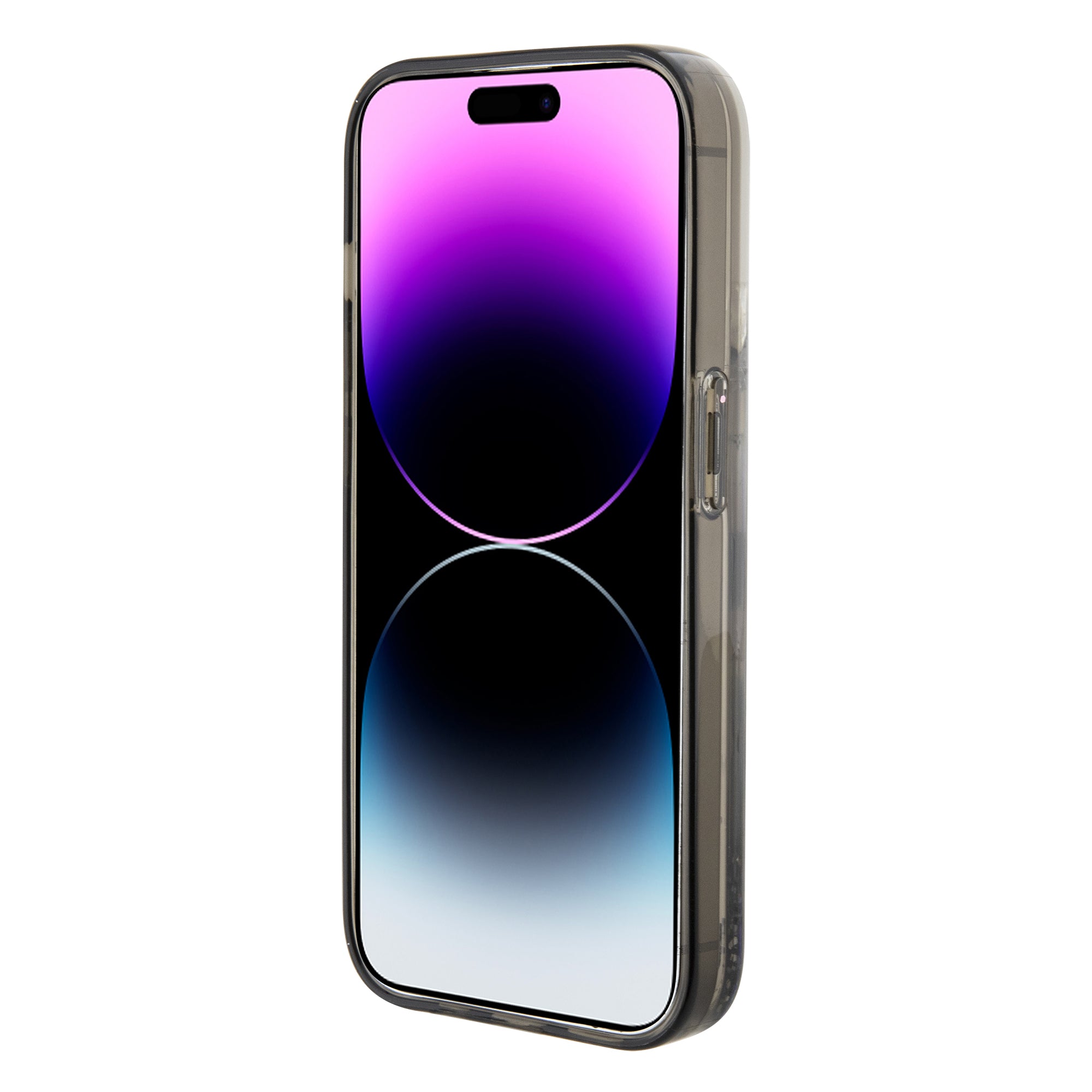 Karl Lagerfeld Ikonik Case Choupette Θήκη προστασίας από Liquid σιλικόνη – iPhone 15 Pro (Clear / Silver Glitter – KLHCP15LLKCNSK)