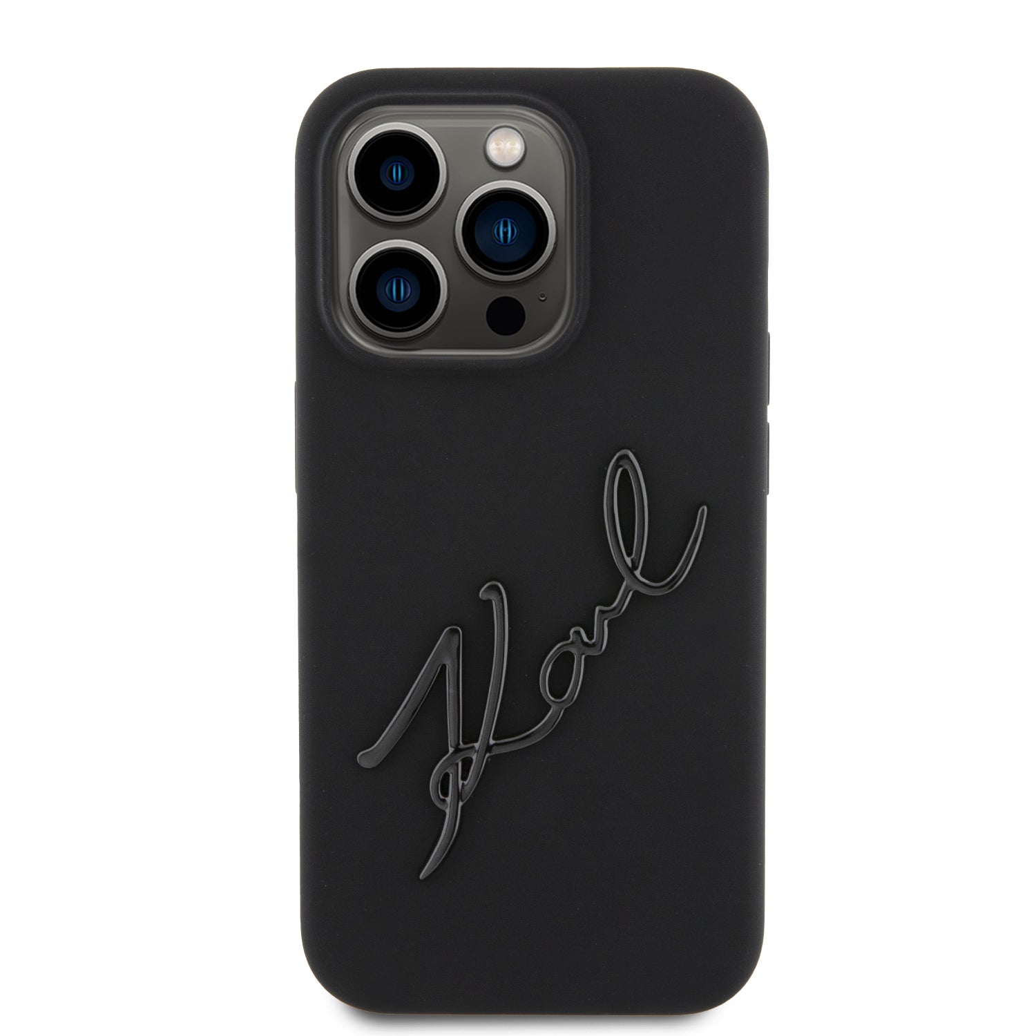 Karl Lagerfeld Crossbody Ikonik Hard Case Θήκη προστασίας από σιλικόνη – iPhone 15 (Black – KLHCP15SSCBSKNK)
