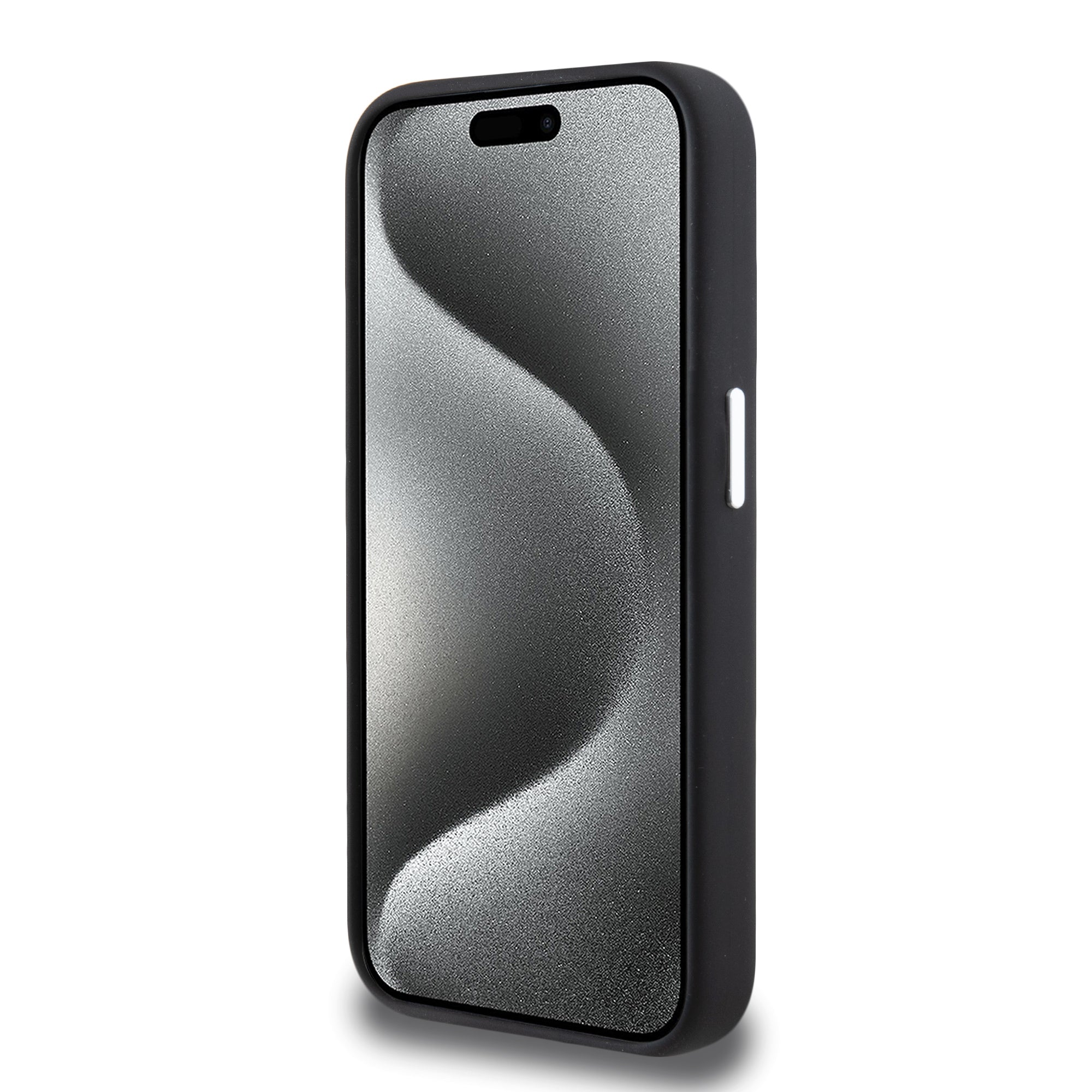 Lacoste Stripes Hard Case Θήκη προστασίας από Liquid σιλικόνη για iPhone 15 Pro (Μαύρο)