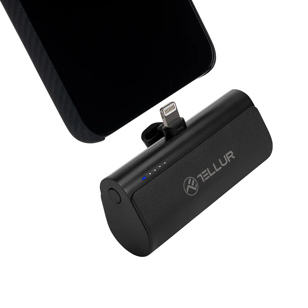 Tellur Power Bank PD203 5000mAh, Lightning PD20W σε Μαύρο χρώμα (TLL158421) – PhoneBazaar