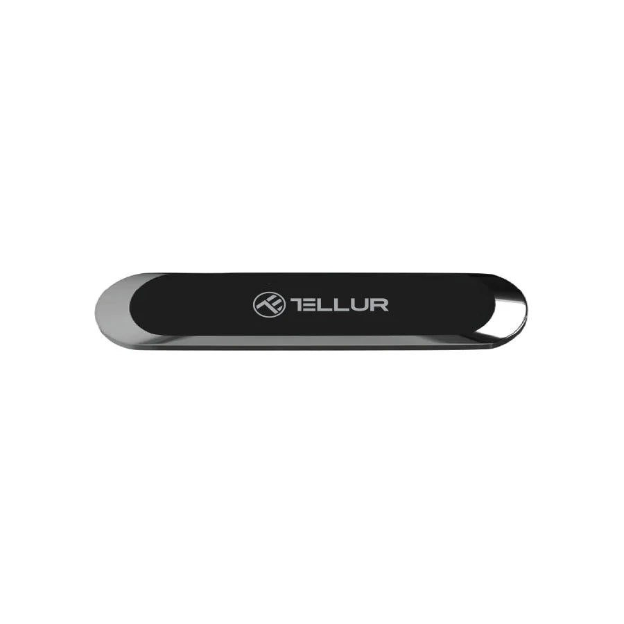 Tellur MCM8 Magnetic phone holder with sticker, Grey- Mαγνητική βάση τηλεφώνου με αυτοκόλλητο, γκρι (TLL171281) – PhoneBazaar