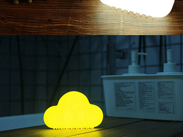 Designnest® NightLamp Cloud |MUID| Φωτάκι νυκτός συννεφάκι με ηχητική ενεργοποίηση (κίτρινο)