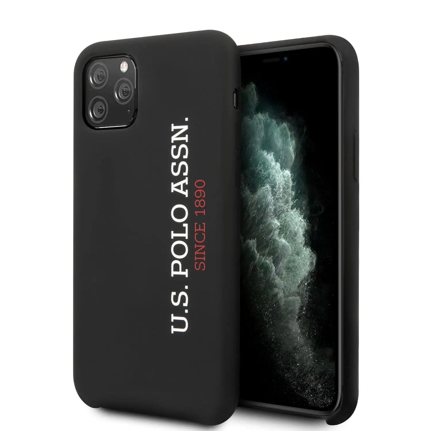 U.S. Polo Assn. “Silicone Effect Logo Collection” Θήκη προστασίας από σιλικόνη – iPhone 11 Pro (Μαύρο – USHCN58SLBKV2) – PhoneBazaar