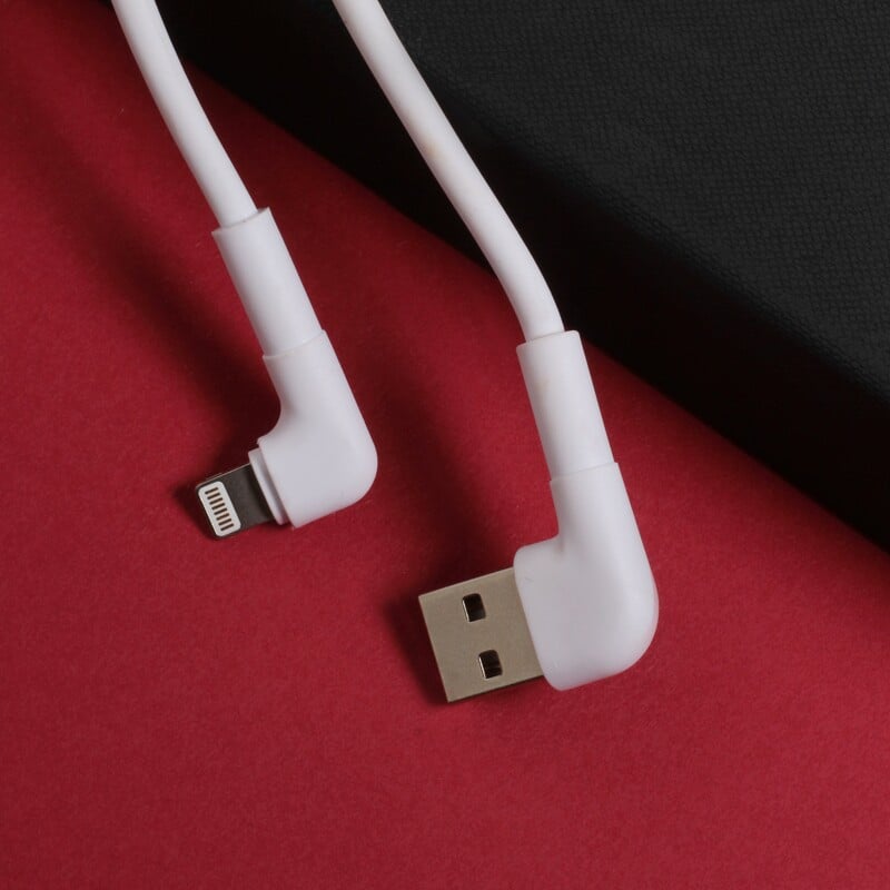 Maxlife - USB to Lightining Cable 2.4A 1m - White
