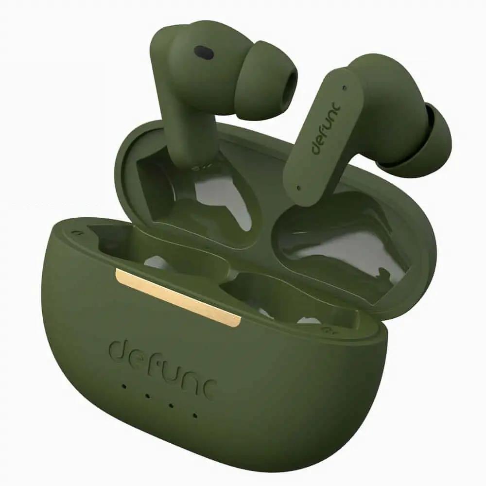 Defunc TRUE ANC Bluetooth 5.3 Ασύρματα True Wireless Ακουστικά με Active Noise Cancellation και θήκη (πράσινο) – PhoneBazaar
