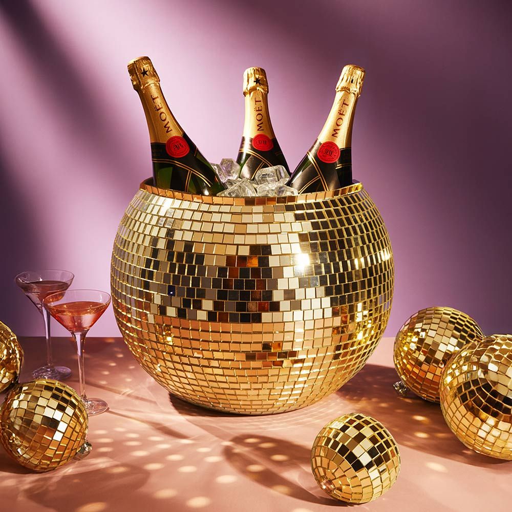 Disco Ball Ice Bucket Gold - Κουβάς Πάγου Ντισκομπάλα – Προσθέστε Λάμψη στα Πάρτι σας