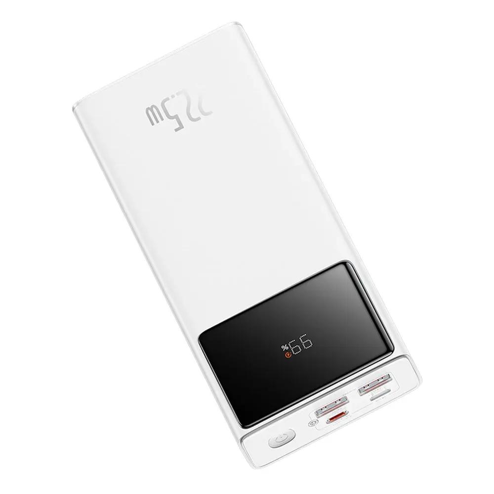 Baseus EnerFill FP41 Power Bank 30000mAh 22.5W με 2 Θύρες USB-A και Θύρα USB-C Λευκό Baseus